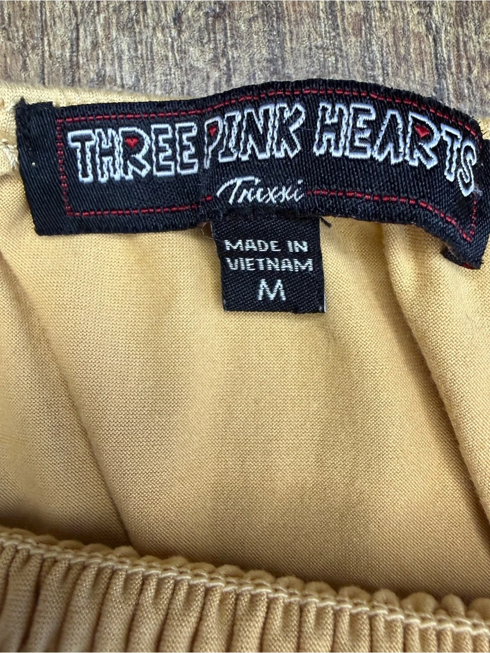 Three Pink Heart Girls Romper Shorts Elastic Top Lined Shorts Yellow Striped Med